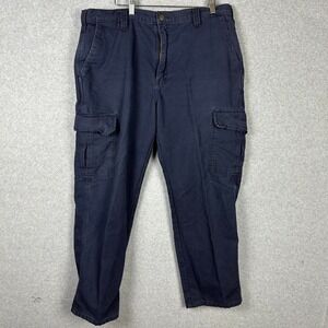 TYNDALE FR Arc Rated Flame Resistant Cargo Pants Navy Blue Made in USA‎ Workwear